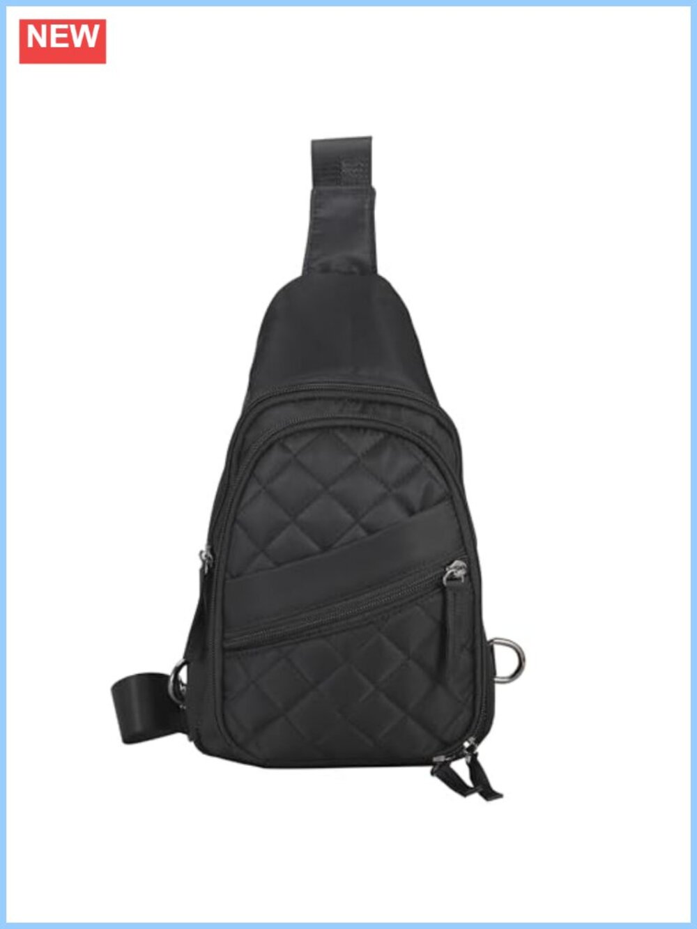 Concealed Carry Nylon RFID EDC Sling Backpack Quick Draw Crossbody
